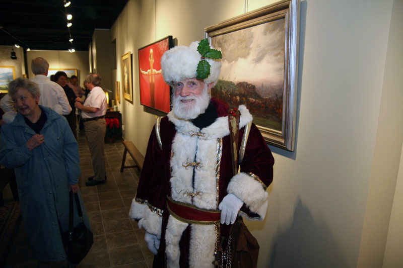 Father Christmas at the party