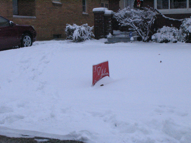 Random Rippling - Carson's campaign sign