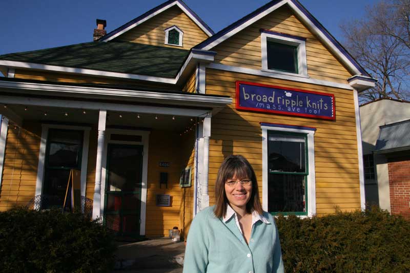 Broad Ripple Knits store manager Karin Lyons