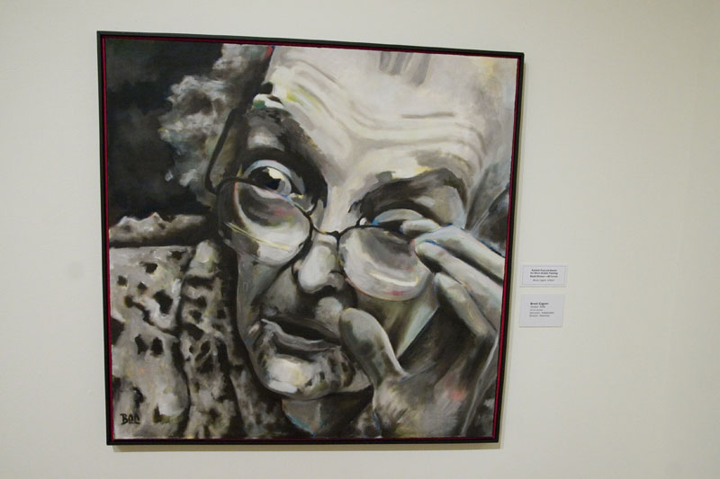 Student show at Indianapolis Art Center - by Heidi Huff 