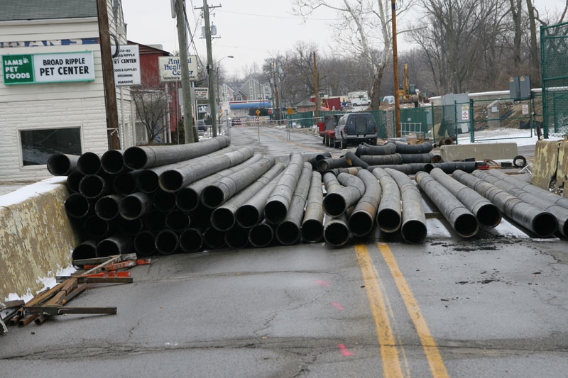 Random Rippling - Levee construction