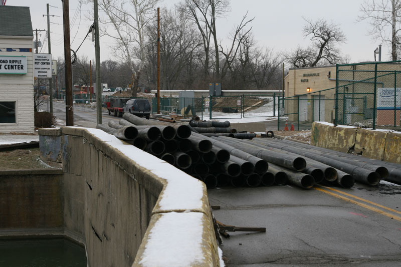 Random Rippling - Levee construction