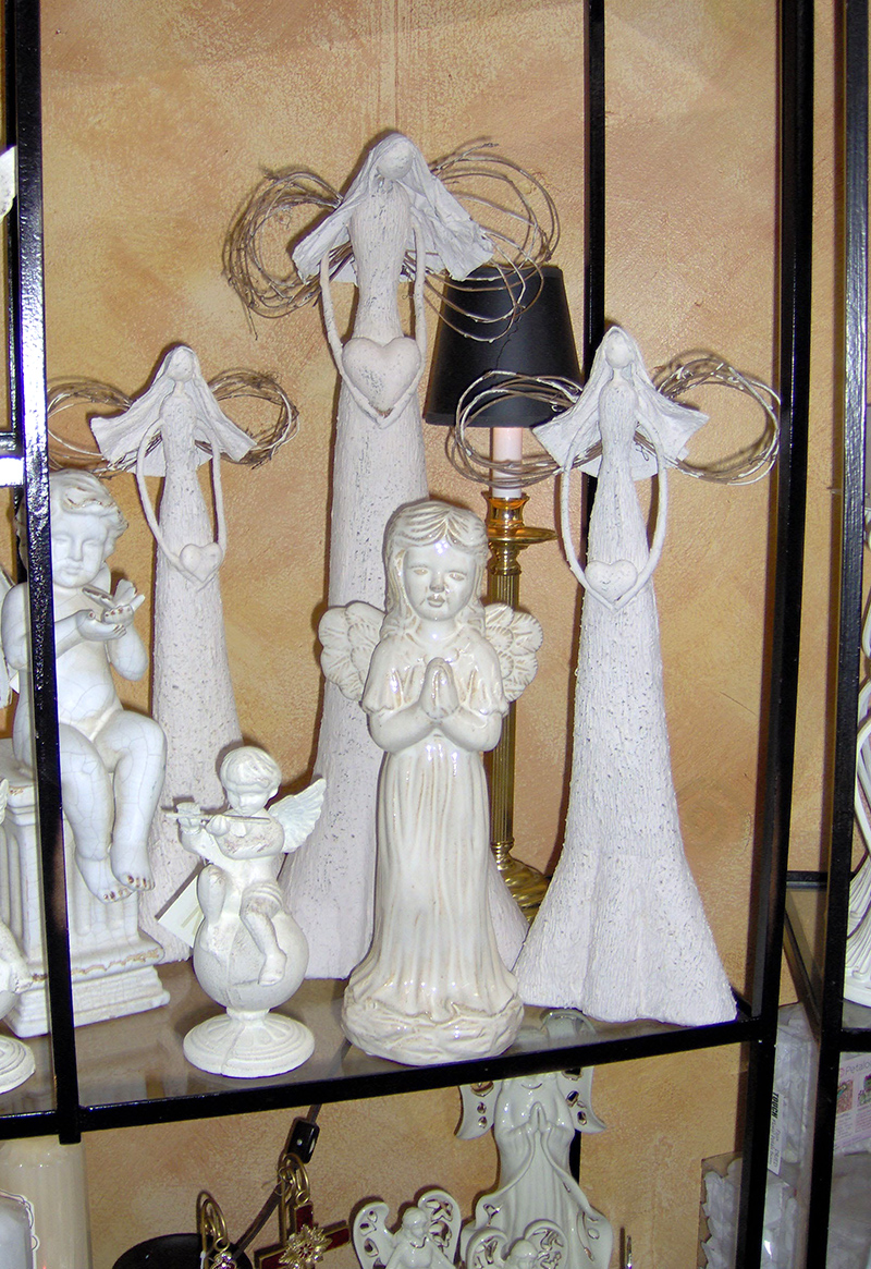 Angel statues at Bokay Florist.