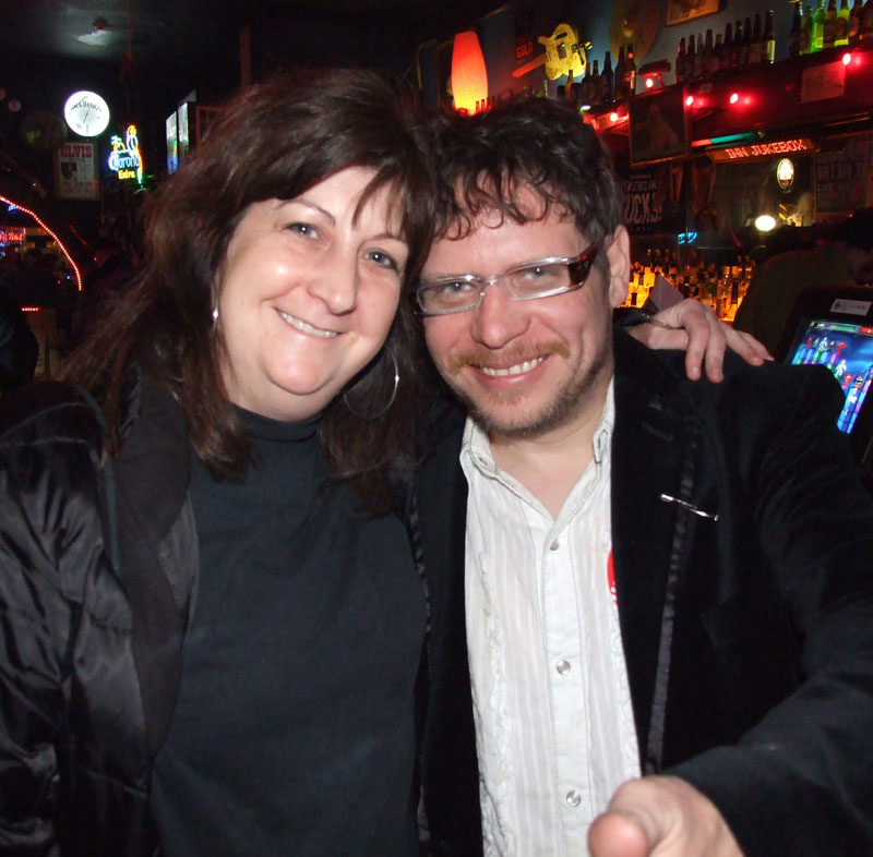 Nora and Greg Brenner at the Melody Inn.