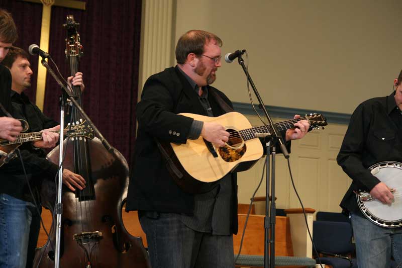 Bluegrass concert on a frosty day - by Heidi Huff 