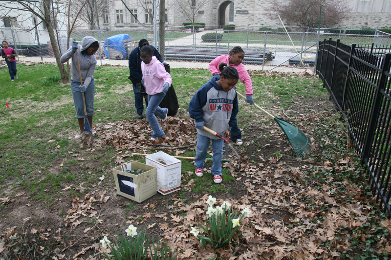 Random Rippling - School 84 garden day
