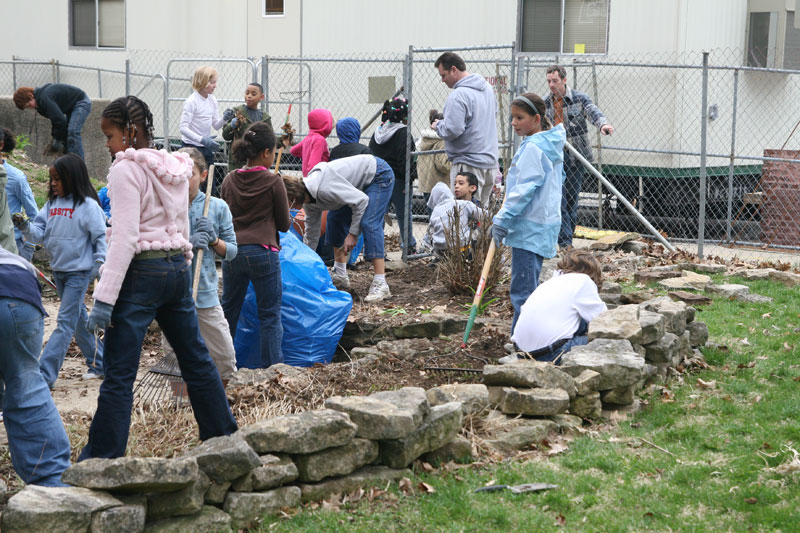 Random Rippling - School 84 garden day