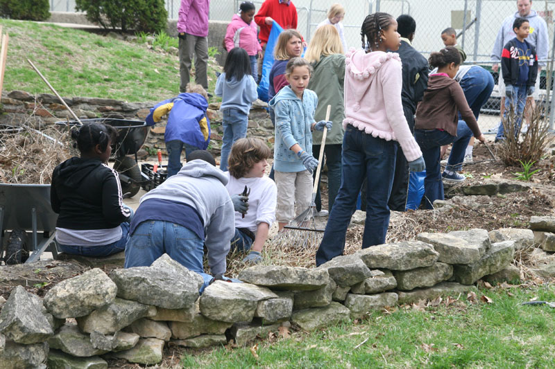 Random Rippling - School 84 garden day