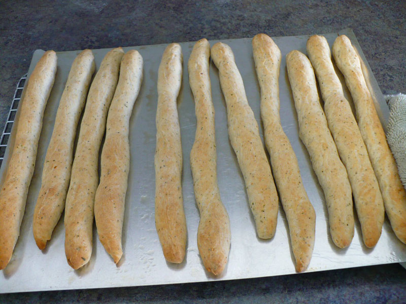 Recipes: Then & Now - Breadsticks - by Douglas Carpenter 