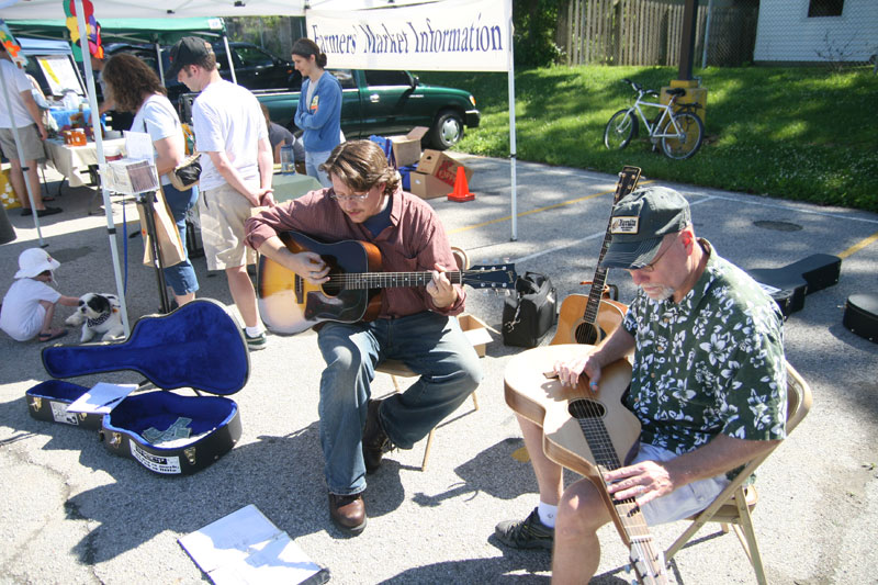 Music by Cliff Snyder (left) and Pat Brearton (right)