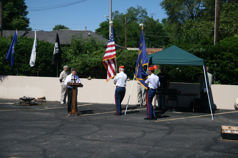 Random Rippling - Flag Day ceremony at Kennington Post