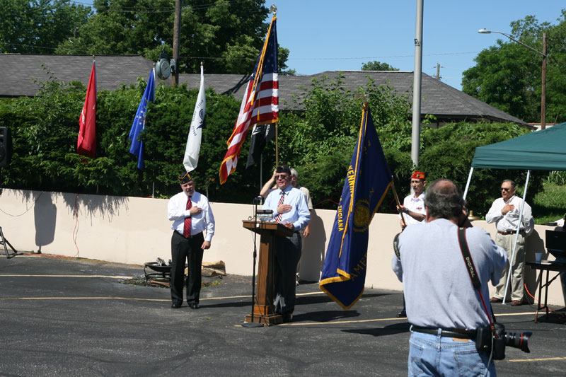 Random Rippling - Flag Day ceremony at Kennington Post