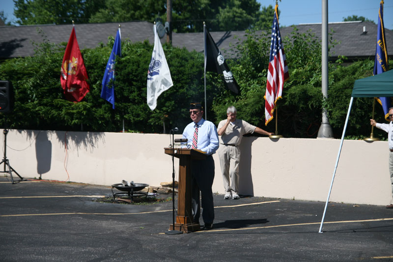 Random Rippling - Flag Day ceremony at Kennington Post