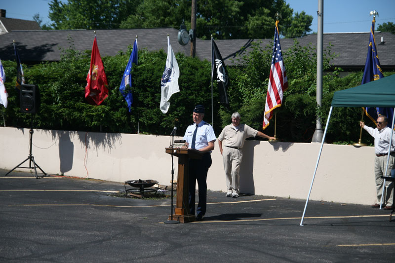 Random Rippling - Flag Day ceremony at Kennington Post