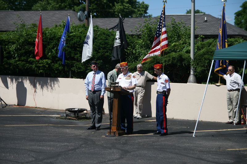 Random Rippling - Flag Day ceremony at Kennington Post