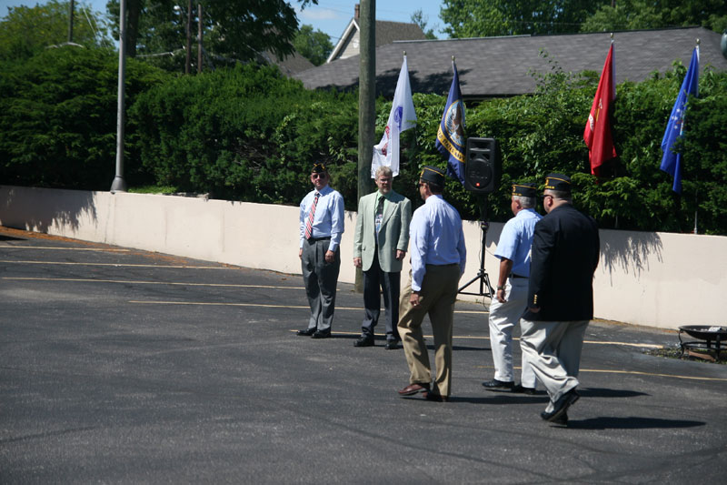 Random Rippling - Flag Day ceremony at Kennington Post