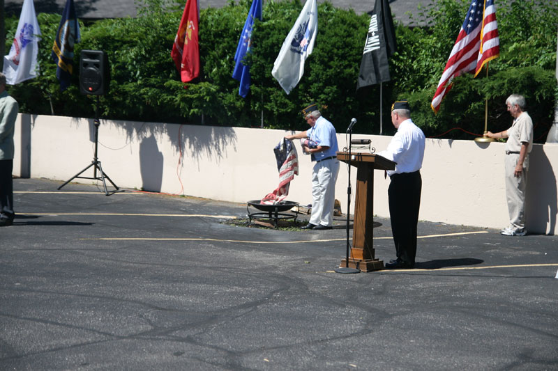 Random Rippling - Flag Day ceremony at Kennington Post