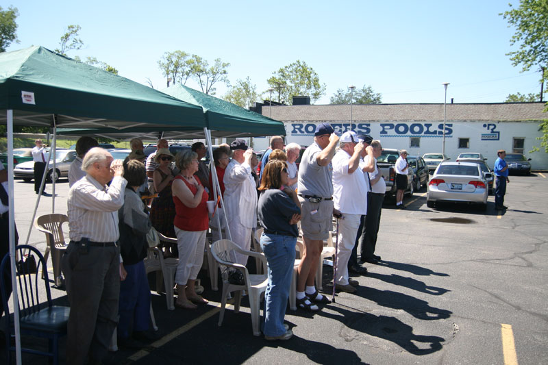 Random Rippling - Flag Day ceremony at Kennington Post