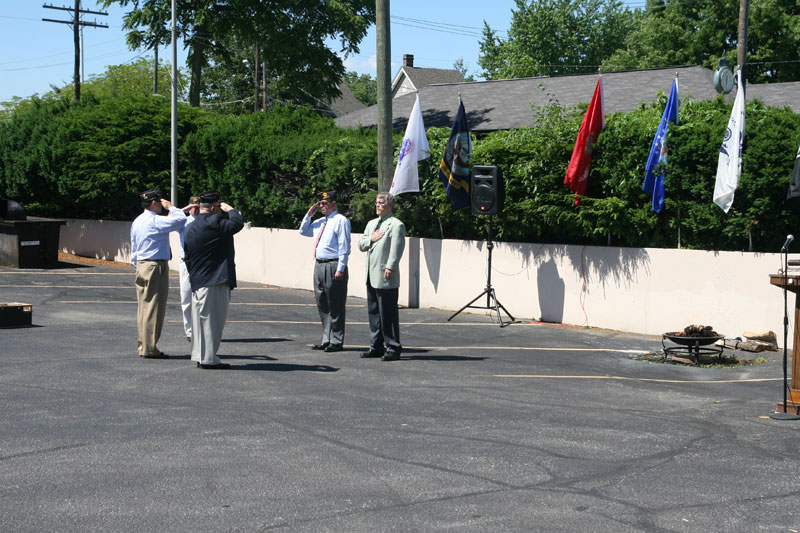 Random Rippling - Flag Day ceremony at Kennington Post