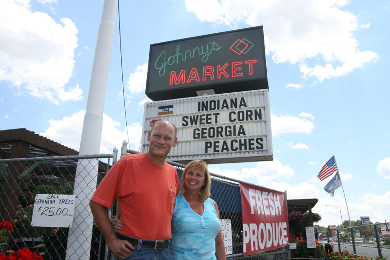 Johnny and Mary Deuser of Johnny's Market.
