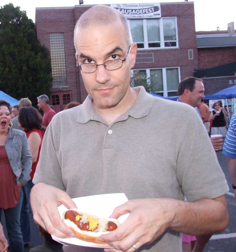 Evan at Sausagefest