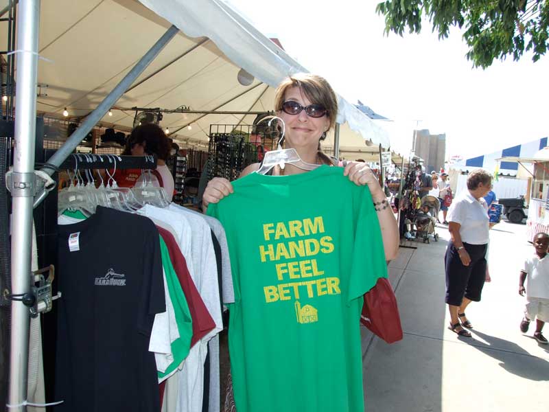 Cara at the fair.