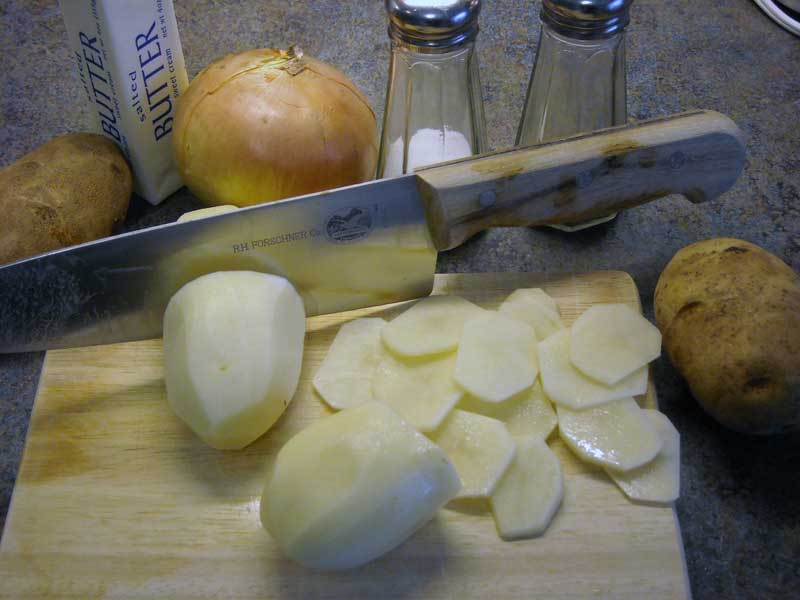 Recipes: Then & Now - Fried Potatoes ala Mom - by Douglas Carpenter 