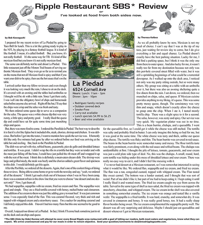 Ripple Restaurant SBS* Review - La Piedad