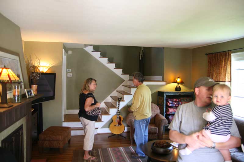 An interesting and artistic staircase at 6268 Central