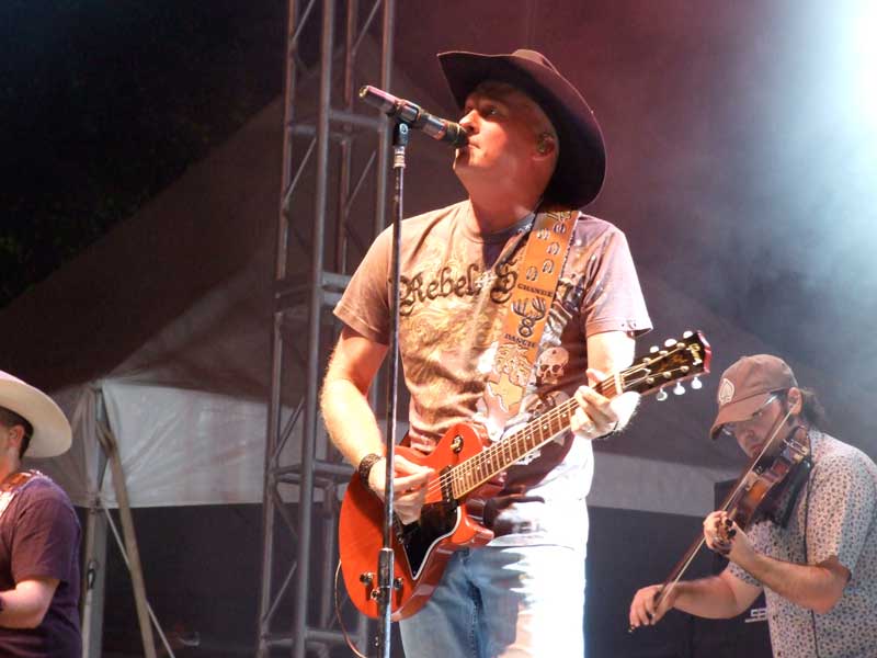 Kevin Fowler at the Austin City Limits fest.