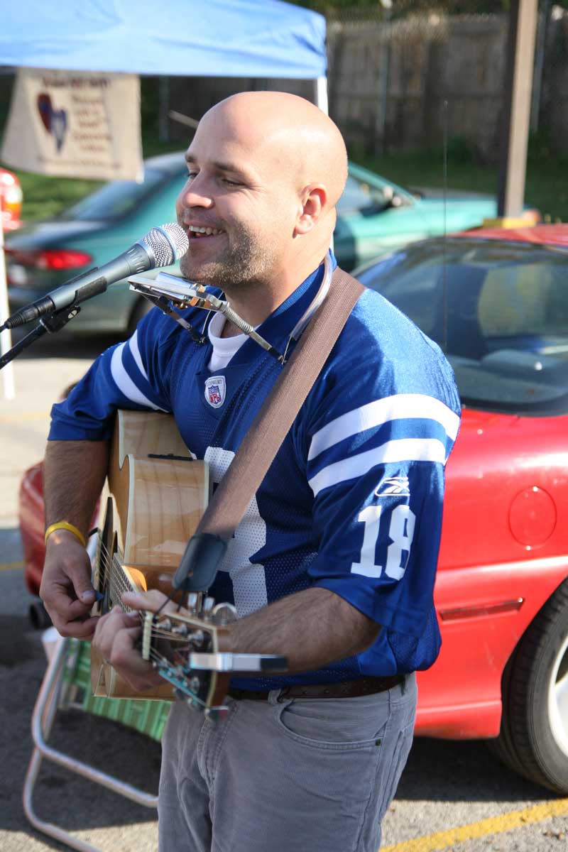 Chad Mills at the October 18 market