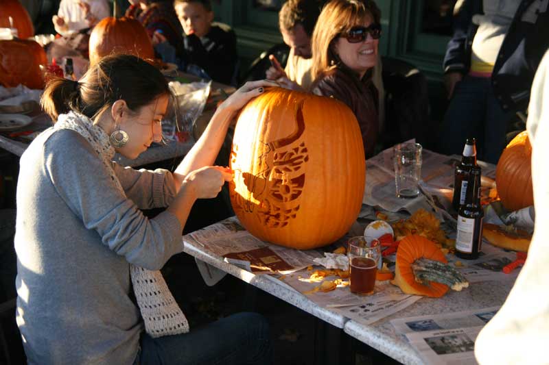 Random Rippling - Broad Ripple Brewpub pumpkin carving contest