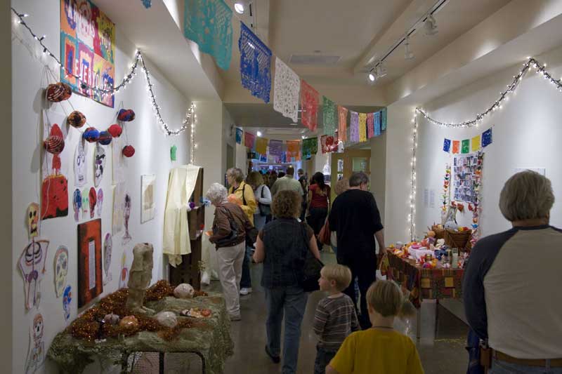 Random Rippling - Day of the Dead at Indianapolis Art Center