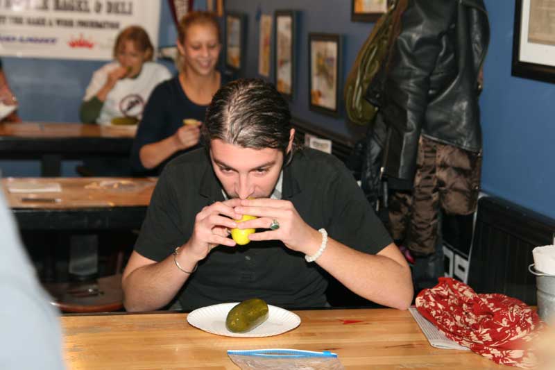 Random Rippling - Bagel Deli pickle contest raises $$$