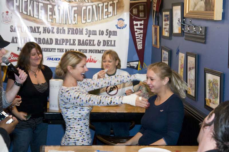 Random Rippling - Bagel Deli pickle contest raises $$$