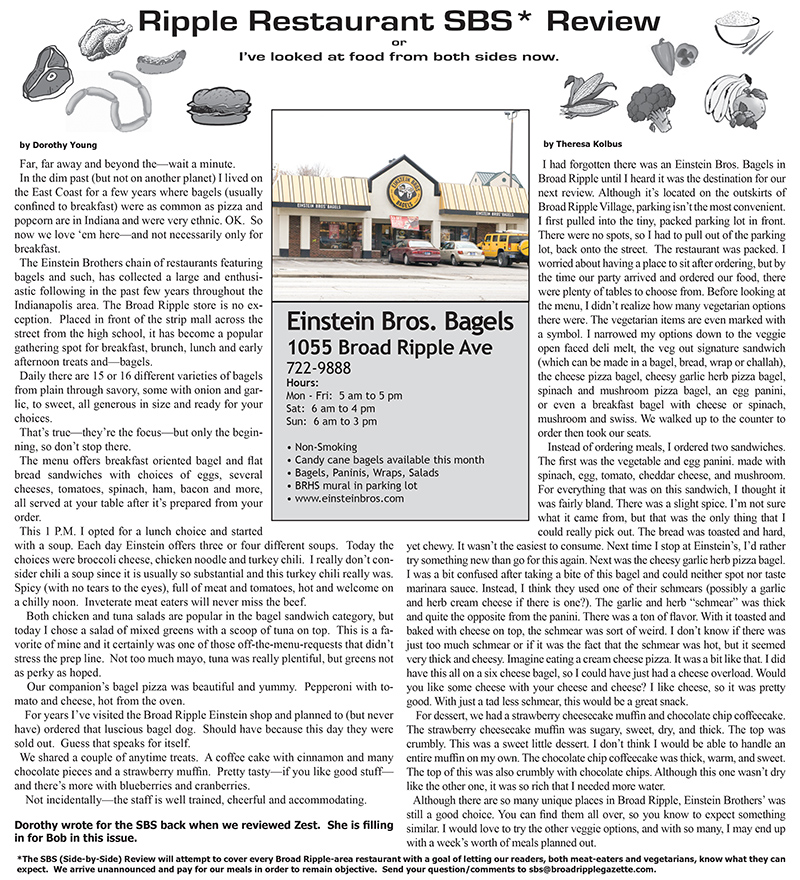 Ripple Restaurant SBS* Review - Einstein Bros. Bagels