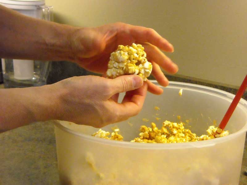 Recipes: Then & Now - Gramma Reuschles' Popcorn Balls - by Douglas Carpenter 