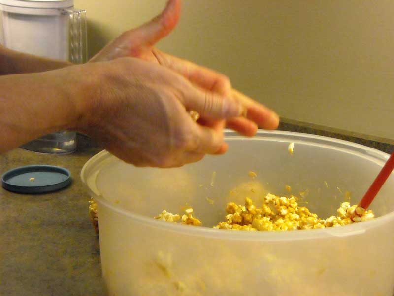 Recipes: Then & Now - Gramma Reuschles' Popcorn Balls - by Douglas Carpenter 