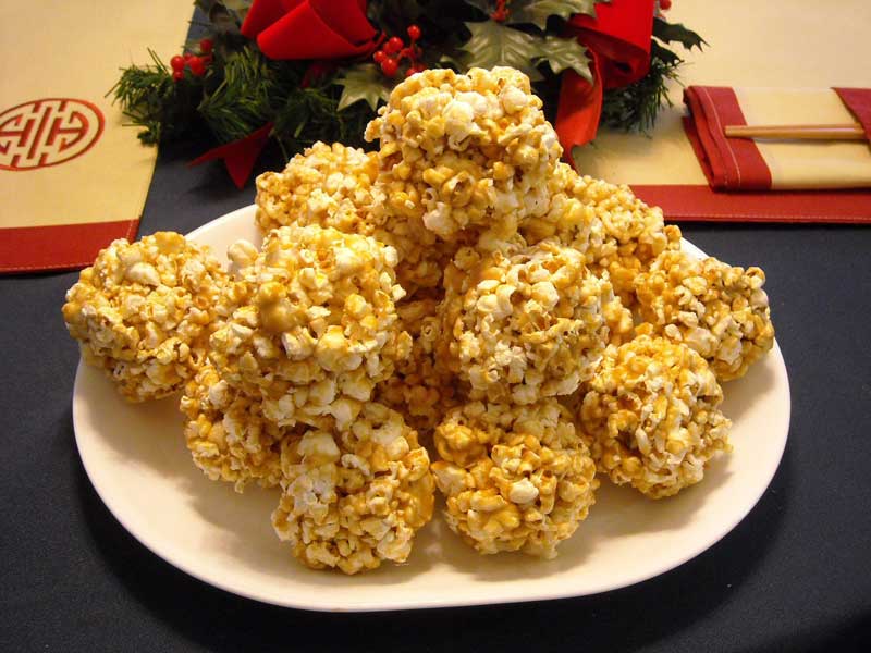 Recipes: Then & Now - Gramma Reuschles' Popcorn Balls - by Douglas Carpenter 