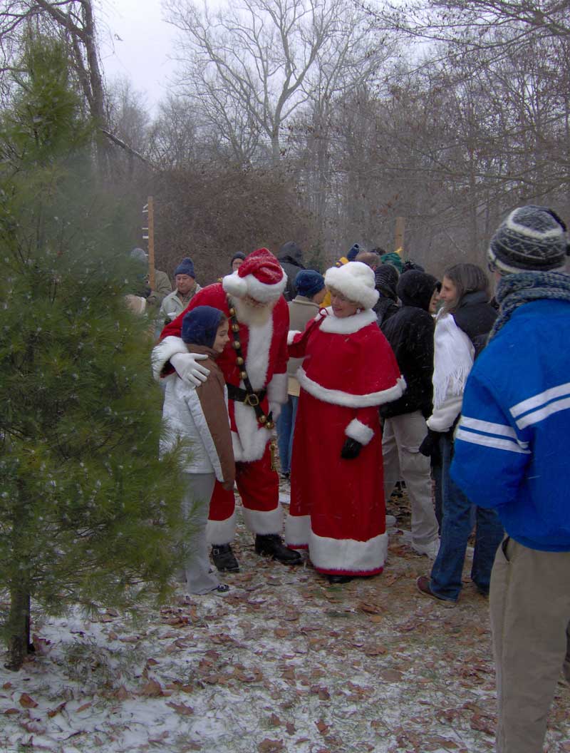 Santa visits Indiana School for the Blind and Visually Impaired - By Mario Morone