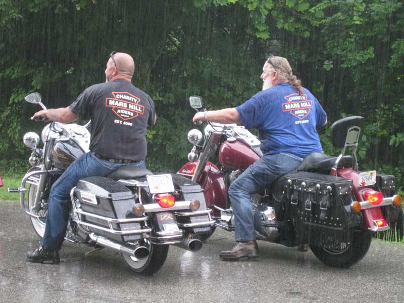 Random Rippling - Mars Hill Charity Riders motorcycle around 465 