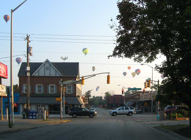 Random Rippling - Indiana State Fair balloon race 