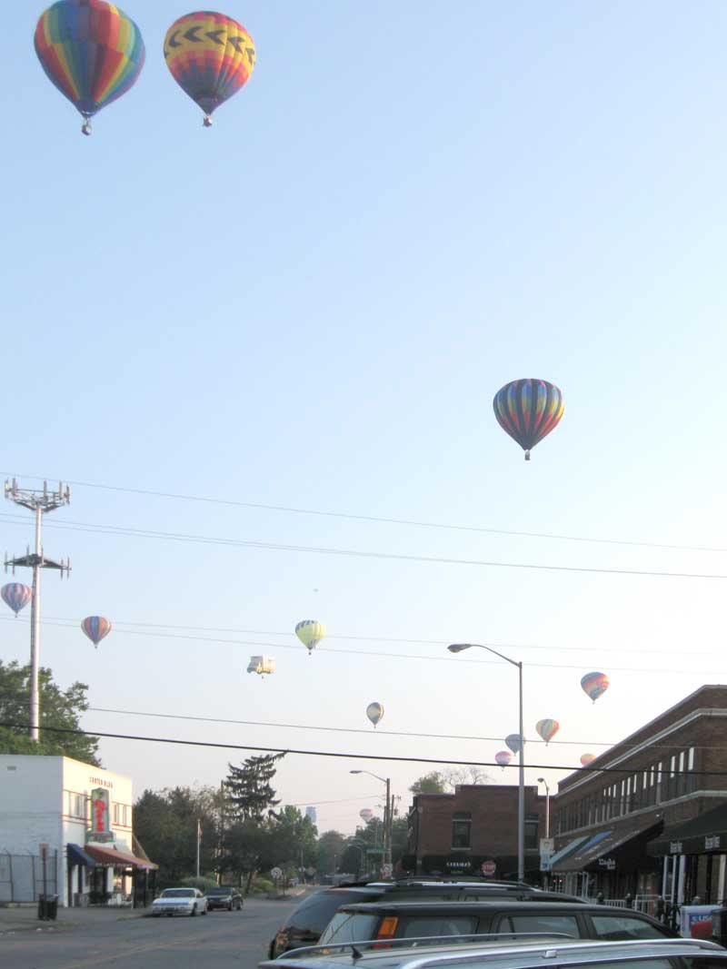 Random Rippling - Indiana State Fair balloon race 