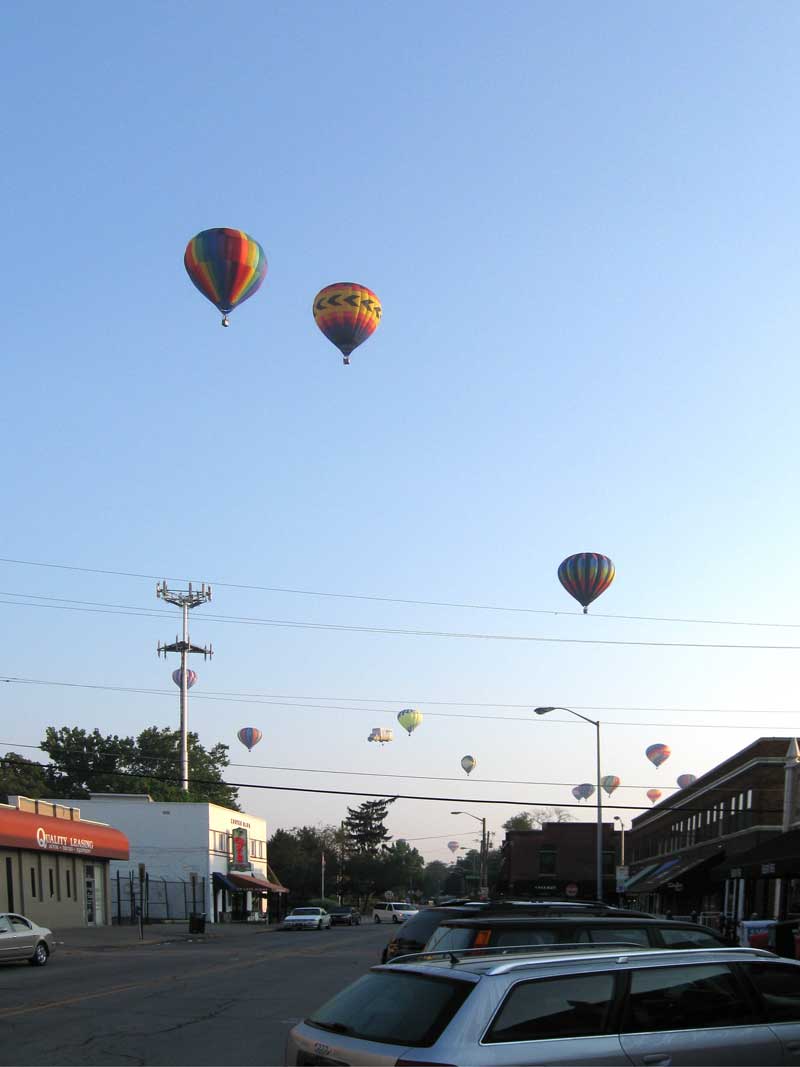 Random Rippling - Indiana State Fair balloon race 