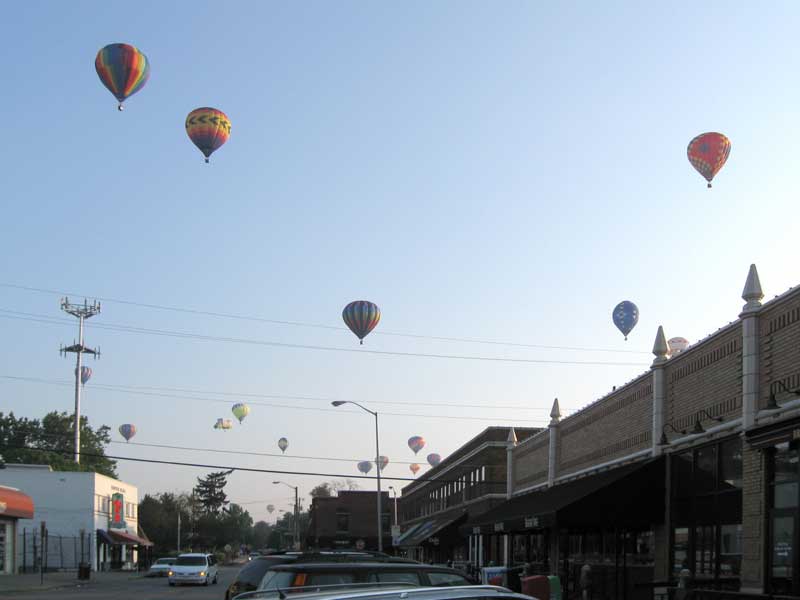 Random Rippling - Indiana State Fair balloon race 