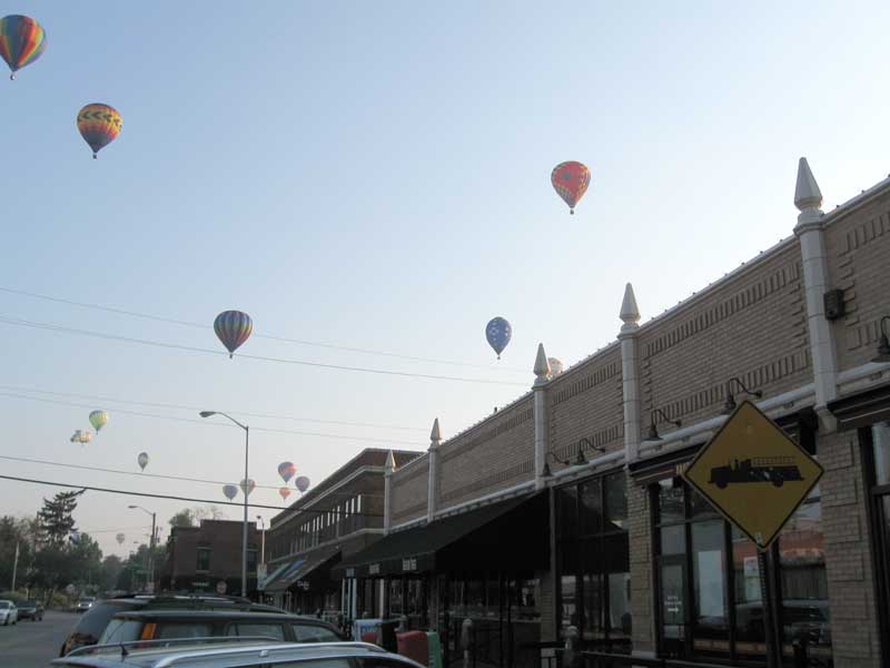 Random Rippling - Indiana State Fair balloon race 