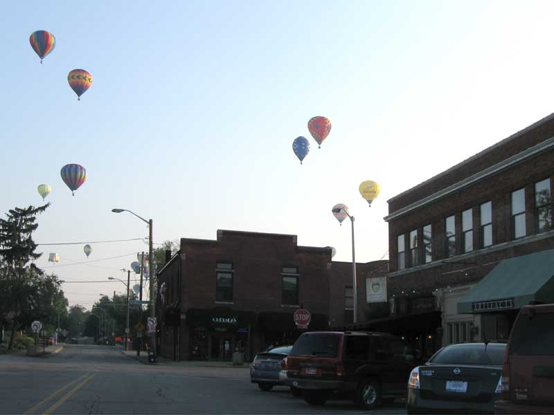 Random Rippling - Indiana State Fair balloon race 