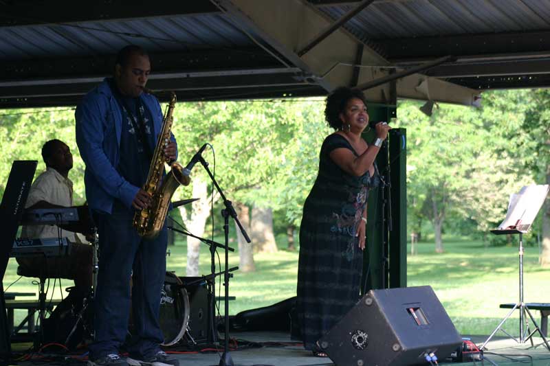 Random Rippling - Jazz in the Park - Cynthia Layne