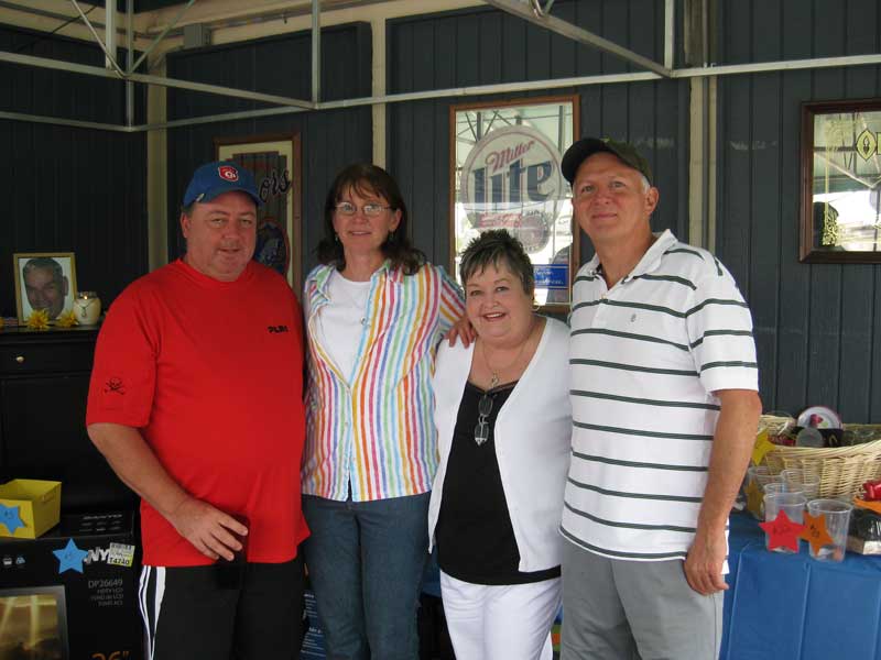 Robert Diemer, Barbara Diemer, Anita Dodd and Brian Halloran, left to right.