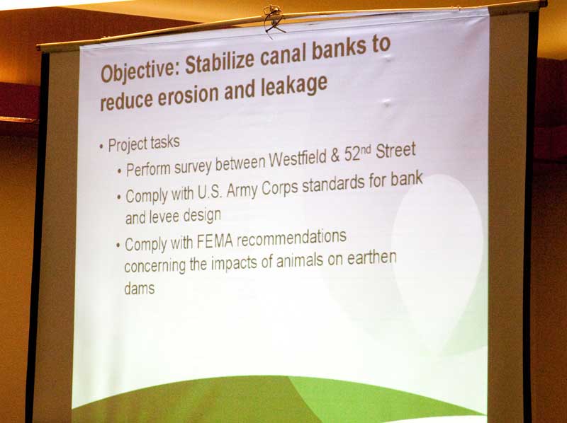 Canal/Dam projects unveiled at park meeting